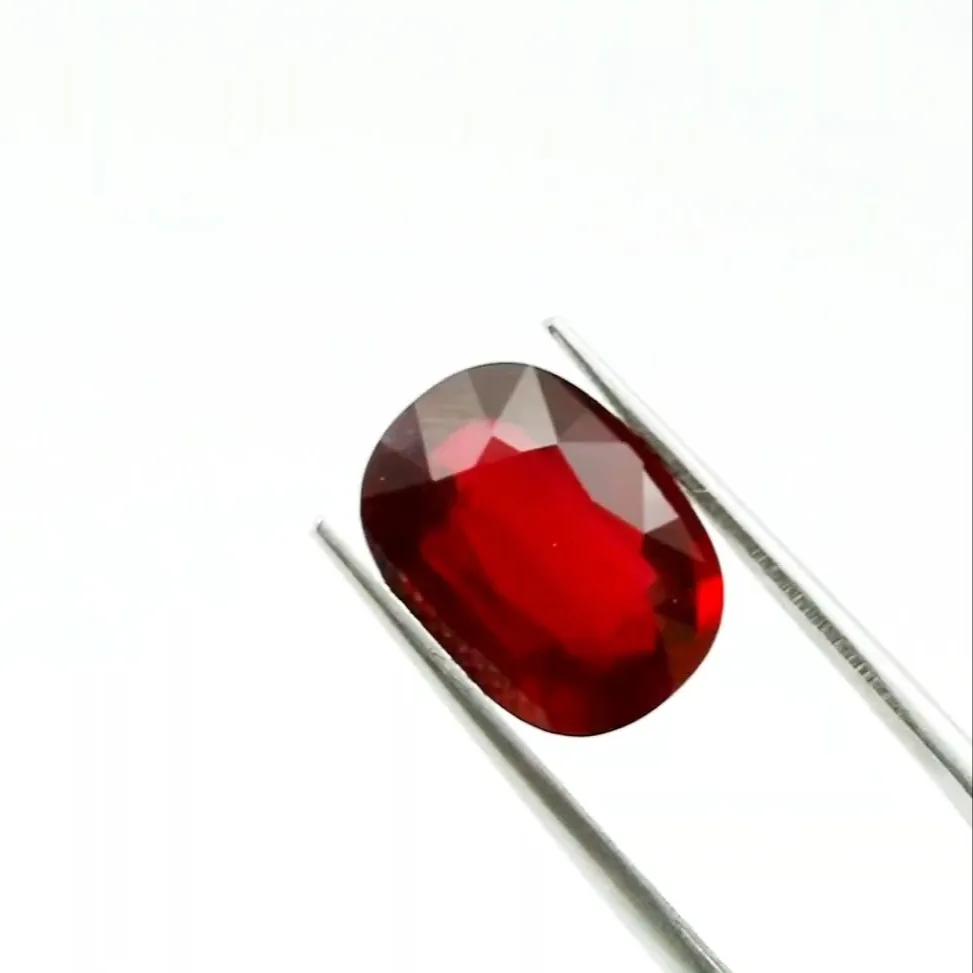 6.06ct Vivid Red Ruby · Oval Cut