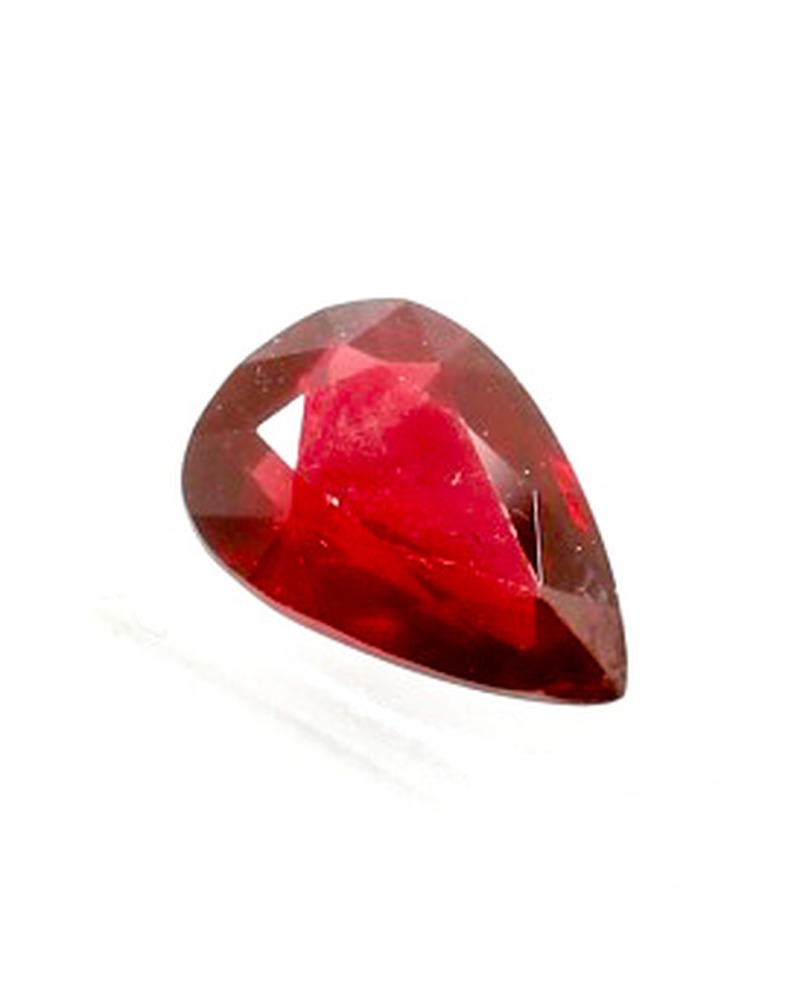 2.05ct Ruby · Pear-Step Cut