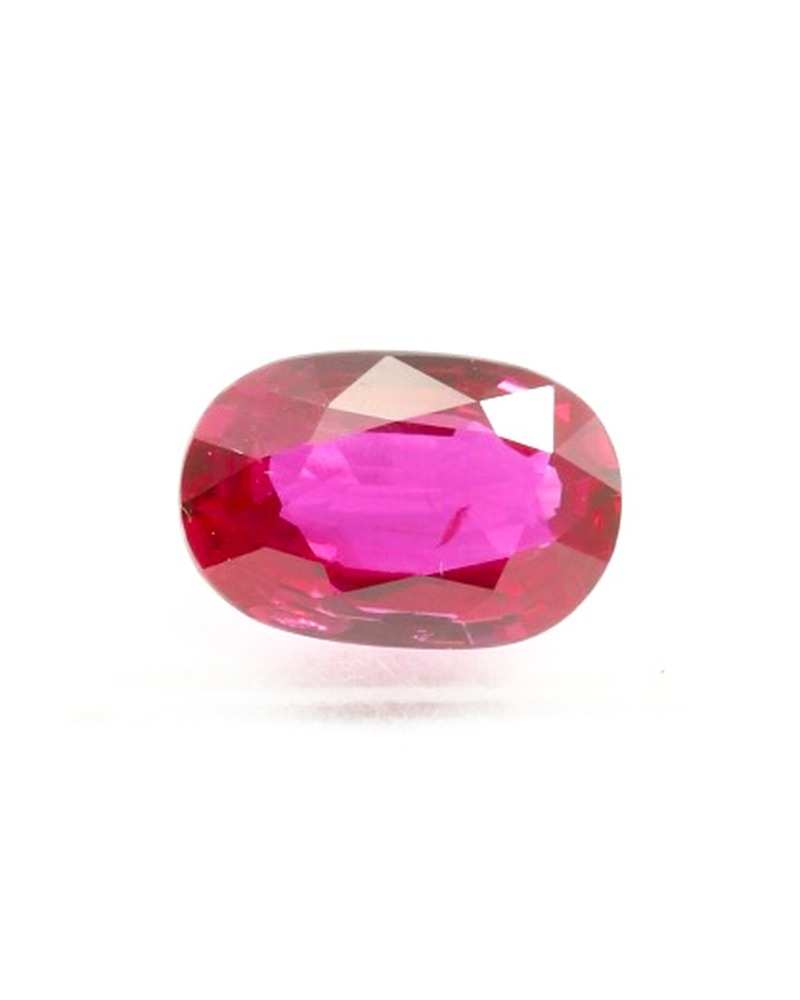 4.01ct Pigeon Blood Ruby · Oval Cut
