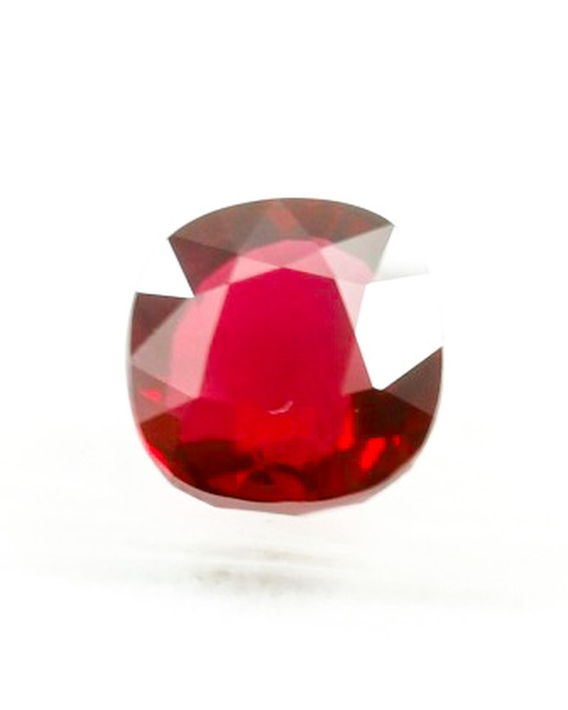 4.02ct Ruby · Cushion Cut