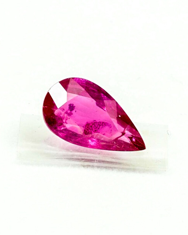 4.05ct Ruby · Pear Cut