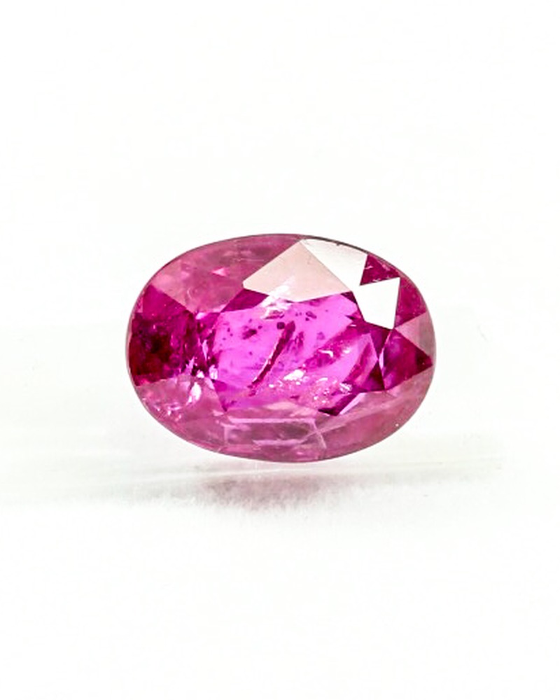 4.18ct Ruby · Oval Cut
