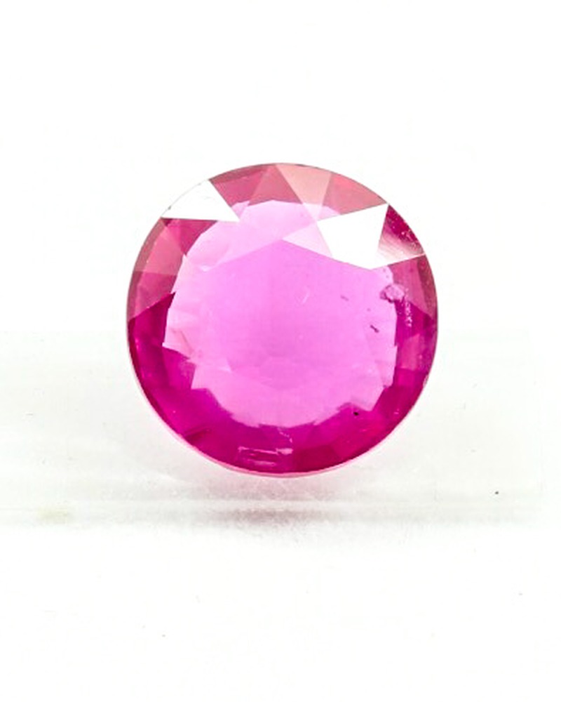 4.24ct Ruby · Round Cut
