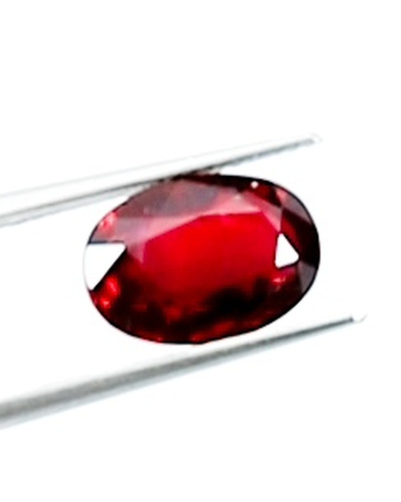 5.03ct Vivid Red Ruby · Oval Cut