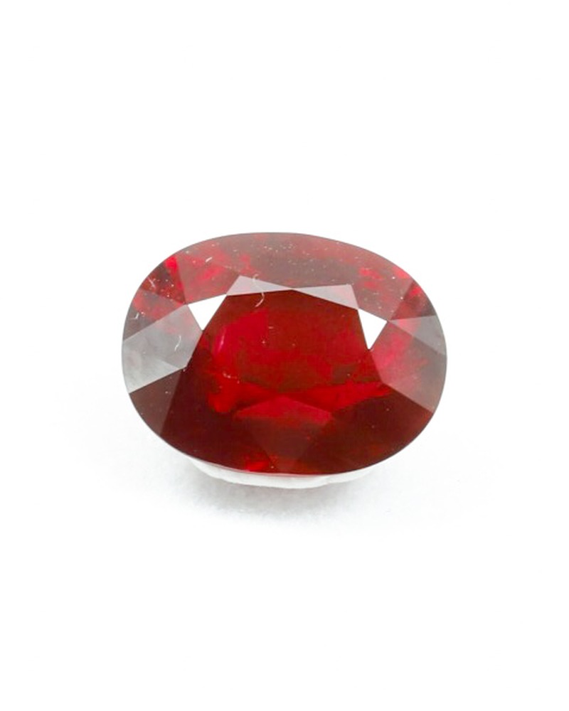 5.09ct Vivid Red Ruby · Oval Cut